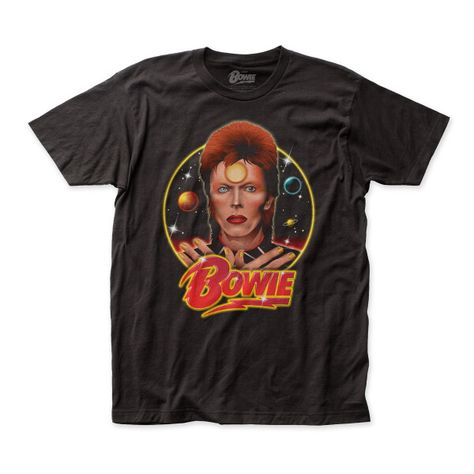 Bowie Space Oddity, David Bowie Space Oddity, David Bowie Shirt, Bowie Shirt, David Bowie T Shirt, Band Tee Shirts, Space Oddity, Rock Tees, I'm With The Band