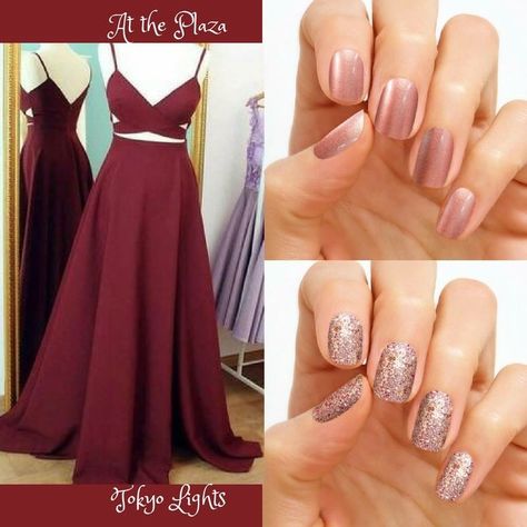 https://www.mycolorstreet.com/JENNIFERSTAR/shop/CATALOG.aspx Maroon Prom, Maroon Prom Dress, American Nails, Fun Nail Colors, Prom Season, Burgundy Nails, Nails Prom, Maroon Dress, Prom Photos