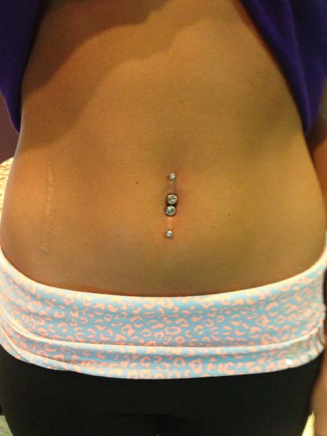 Top And Bottom Navel Piercing, Triple Navel Piercing, Inverted Navel Piercing, Belly Button Piercing Bottom Navel, Inverse Navel Piercing, Bottom Navel Piercing, Top And Bottom Belly Piercing, Belly Button Piercing Bottom, Lower Navel Piercing