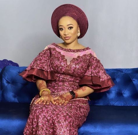 Lace Owambe Styles, Iro And Blouse Lace Styles Latest, African Maxi Dress Ankara, Owambe Styles, Lace Styles For Wedding, Nigerian Lace Styles Dress, African Beads Necklace, African Lace Styles, Long African Dresses