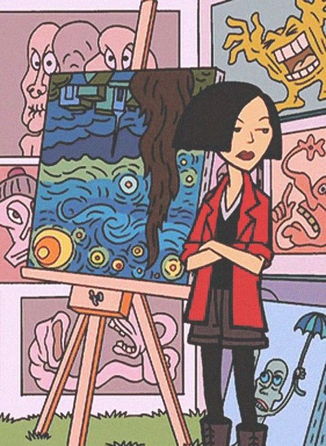 Looking for a way to reflect. Others read, some write, some draw. Do it. Jane Lane, Daria Mtv, Daria Morgendorffer, Vintage Cartoons, 90s Cartoons, Wallpaper Tumblr, Cartoon Profile Pictures, Cartoon Icons, Cartoon Profile Pics