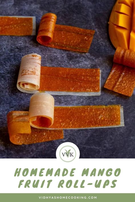 Fruit Leather Recipe Dehydrator, Homemade Fruit Leather, Mango Varieties, Amazing Vegetarian Recipes, Fruit Leather Recipe, Roll Ups Recipes, Mango Lassi, Fruit Roll, Fruit Leather