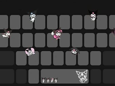 🌱 ∕ 𝔾𝕀𝖵𝖤𝖠𝗪𝗔𝗬 𝂅 . ◉ - Google Drive Kuromi Chromebook Wallpaper, Sanrio Keyboard Wallpaper, Kuromi Teclado, Kuromi Keyboard Wallpaper, Cute Keyboard Wallpapers, Keyboard Template Aesthetic, Kuromi Themed App Icons, Keyboard Theme Aesthetic, Hello Kitty Keyboard Wallpaper