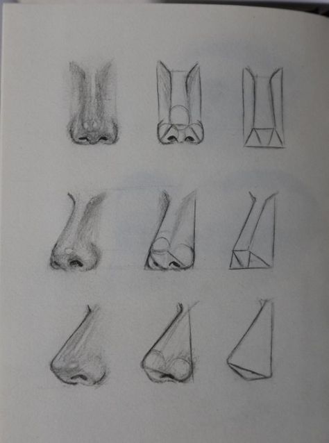 How To Do A Nose Drawing, How To Draw Nose Different Angle, Nose Drawing Reference Angles, Nose Drawing From Different Angles, Nose From Side Drawing, How To Draw Nose From Different Angles, Nose Drawing Shading, How Do You Draw Noses, Aquiline Nose Drawing