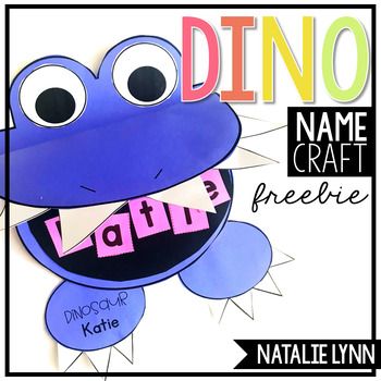 Dinosaur Name Craft, Natalie Lynn, Interactive Writing Notebook, Dinosaur Name, Teacher Door Signs, Name Practice, Name Crafts, Toddler Classroom, Name Activities