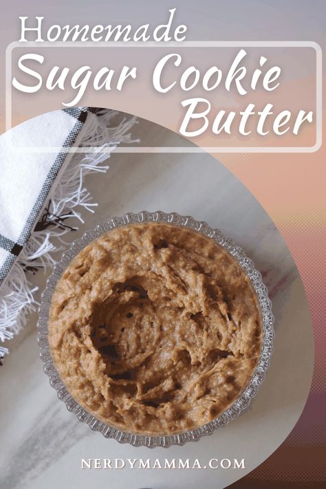 Homemade Sugar Cookie Butter Cookie Butter Recipe, Homemade Cookie Butter, Homemade Sugar Cookies, Homemade Cookie, Crispy Cookies, Foods And Drinks, Baked Treats, Cookie Butter, Butter Cookies Recipe