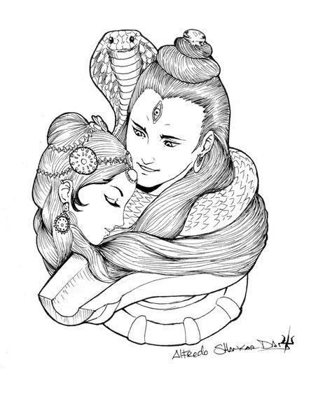 Shiva And Parvati Tattoo, Shiva Art Drawing Sketches, Shiv Parvati Sketch Pencil, Shiva Art Drawing, Drawing Sketches Easy, Cute Dinosaur Coloring Pages, Dinosaur Coloring Pages For Kids, Lord Shiva Sketch, Shiva Sketch