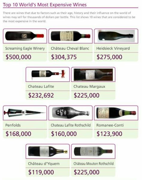 Most expensive wine in the world Most Expensive Wine, Expensive Wine, Wine Top, Wine Parties, Most Expensive, Wine And Spirits, Wine, The World, 10 Things