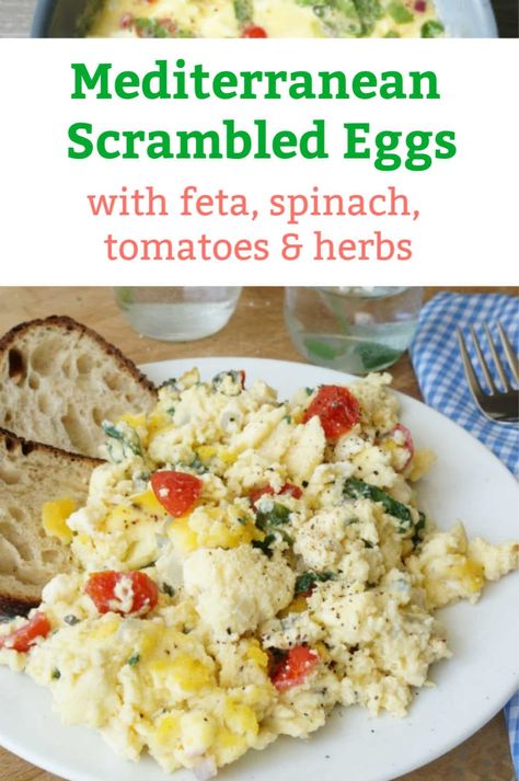 Toast Egg, Vegetarian Meals For Kids, Mexican Breakfast Recipes, Recipe For Kids, Easy Mediterranean Diet Recipes, Greek Salad Pasta, Greek Pasta, Greek Flavors, Going Vegetarian