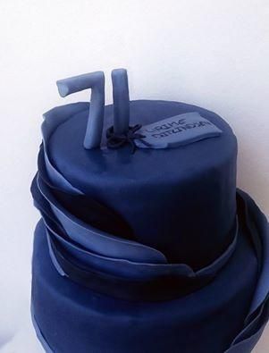 Dark Blue Birthday Cake, Blue Birthday Cake, Man Cakes, 66th Birthday, Blue Birthday Cakes, Blue Icing, Special Cakes, Cakes For Men, Blue Birthday