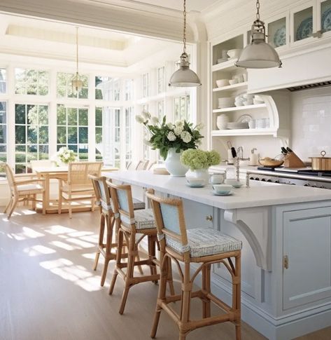 French Country House Kitchen, Southern Style Homes Interior, Modern French Home, Southern Style Homes, Country House Kitchen, Hampton House, Hgtv Dream Home, Farmhouse Kitchen Design, Home Board