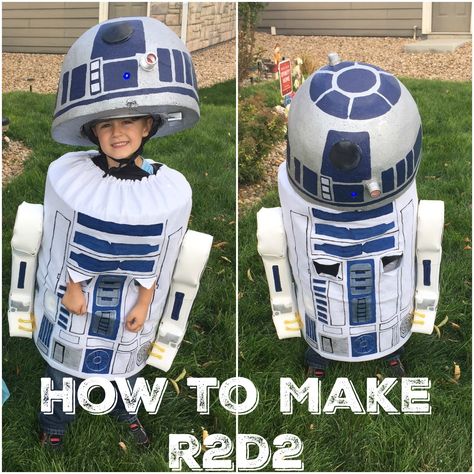 How to make an R2D2 costume for a kid R2d2 Costume, Star Wars Costumes Diy, Disfraz Star Wars, Diy Star Wars, Star Wars Halloween Costumes, Diy Star, Star Wars Halloween, Star Wars Diy, Book Week Costume