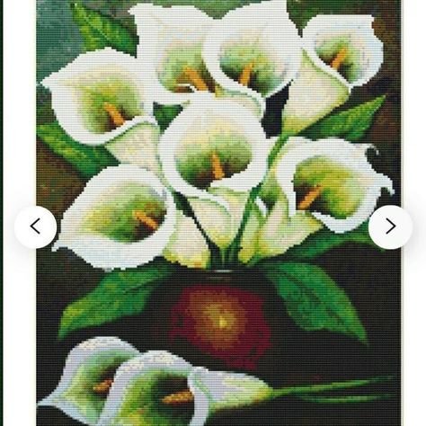 "Calla Lily PDF Counted cross stitch pattern Flowers Digital cross stitch chart modern Still life cross stitch pattern" Modern Still Life, Flowers Digital, Cross Stitch Patterns Flowers, Watercolor Cat, Red Cat, Dmc Floss, Pdf Patterns, Cross Stitch Chart, Counted Cross Stitch Patterns