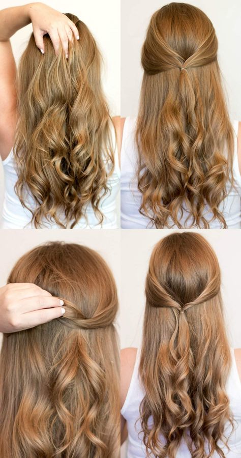 Heatless Hairstyles For Long Hair, Easy Heatless Hairstyles, Casual Hairstyles For Long Hair, Down Hairstyles For Long Hair, Mohawks, Easy Hairstyles For School, No Heat Hairstyles, Easy Hairstyles For Medium Hair, Heatless Hairstyles