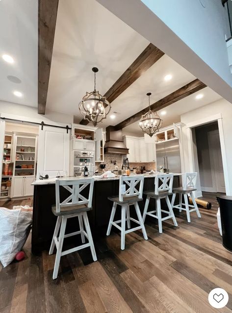 Bar Stools Kitchen Island White Cabinets, Farmhouse Barstools In Kitchen, Farmhouse Kitchen Barstools, Modern Farmhouse Barstools, Barstools Farmhouse, Farmhouse Barstools, Wooden Barstools, Kitchen Barstools, Island Bar Stools