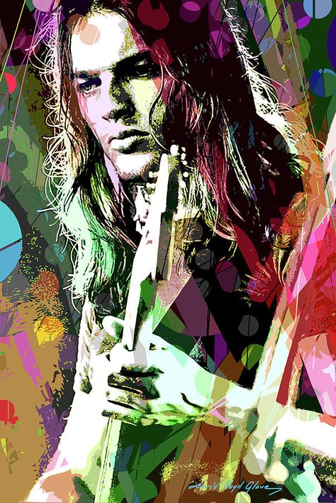 Dave Gilmour, Pink Floyd Art, Pop Art Images, Rock N Roll Art, Jazz Artists, David Gilmour, Fine Artwork, Pink Floyd, Rock Art