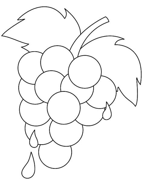 Grapes Extract Coloring Pages : Color Luna Grapes Clipart Black And White, Grape Drawing, Outline Pictures, Creative Clips, Creative Clips Clipart, Stained Glass Patterns Free, Grape Color, Book Pins, Clipart Black And White