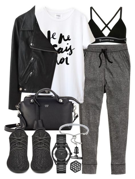 "Untitled #19160" by florencia95 ❤ liked on Polyvore featuring mode, T By Alexander Wang, H&M, Acne Studios, Fendi, Monica Vinader, Marc by Marc Jacobs et Simply Vera Mode Rockabilly, Lazy Day Outfits, Monica Vinader, Simply Vera, Sweat Pants, T By Alexander Wang, Fall Fashion Trends, Airport Outfit, Polyvore Outfits