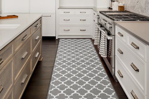 REMNAZ HOME DECOR ™ IS A REGISTERED TRADEMARK OF A NEW JERSEY BASED U.S. COMPANY All product images and the content are copyrighted © Modern Lattice Trellis Rug Runner for Standard Size Narrow Long Kitchen Entryway Hallway with Non Slip Rubber Backing ,CUSTOMIZABLE LENGTHS  NY TRELLIS DARK GRAY | 27-inch WIDTH (± 0.5-Inch Manufacturing Tolerance) X YOUR CHOICE OF CUSTOM CUT LENGTH (± 1-Inch Manufacturing Tolerance) DISCOVER YOUR INTERIOR DESIGN STYLE AND BRING IT TO LIFE Art Deco Style, Bohemian Industrial Maximalist, Counter Peninsula, Lattice Trellis, Shaped Kitchen, Slippery Floor, Long Kitchen, Moroccan Trellis, L Shaped Kitchen, Trellis Rug