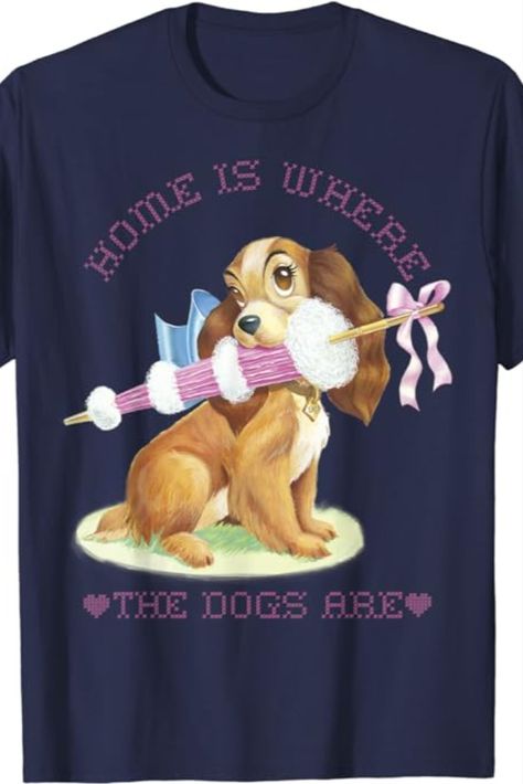 Officially Licensed Disney Lady and the Tramp Apparel for Men, Women, Boys, and Girls - Disney Shirts; Vintage Classic Disney Shirts; Classic Disney Movies; Lady and the Tramp T-Shirts; Vintage Lady and the Tramp Apparel #DogsofDisney #Ladyandthetramp #Doglovers #Sponsored Lady And The Tramp Dog, Lady And The Tramp Hoodie, Lady And The Tramp Necklace, Lady And The Tramp Shirt, Lady And The Tramp Lady, Girls Disney Shirts, Lady And The Tramp Dog Collar, Disney Lady And The Tramp, Girls Disney