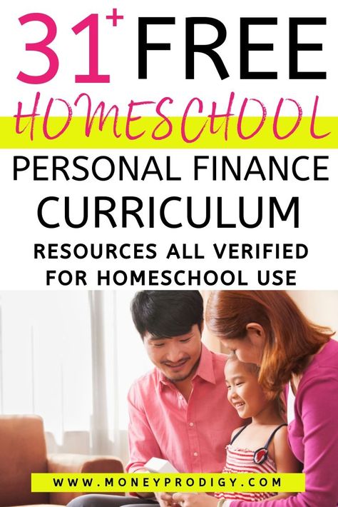 Free homeschool personal finance curriculum – I’ve stumbled upon an impressive list of over 31 homeschool personal finance curriculum that is all FREE. I love how this woman includes the curriculum alignment (where it’s available). Includes homeschool money management curriculum, homeschool business curriculum, financial literacy curriculum (PDF), and personal finance homeschool courses. AWESOME. #homeschooleducation #freehomeschoolcurriculum #homeschoolfreebies Financial Literacy Curriculum, Homeschool Financial Literacy, Money Literacy, Finance Literacy, Kids Money Management, Teaching Money, Free Homeschool Curriculum, Free Homeschool Resources, Personal Finance Lessons