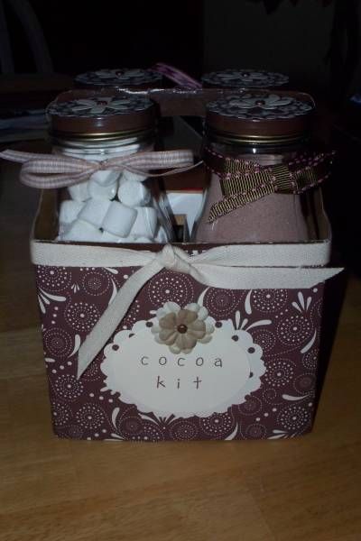 Hot cocoa kit made from recycled Starbucks bottles & box Glass Bottles Ideas, Starbucks Bottle Crafts, Starbucks Glass Bottles, Hot Cocoa Kit, Starbucks Crafts, Starbucks Bottles, Cinnamon Red, Frappuccino Bottles, Red Hots