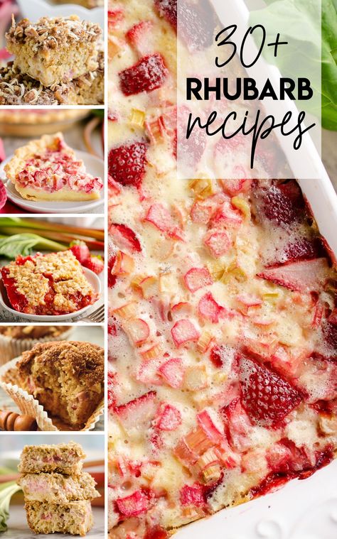 Quick Rhubarb Recipes, Canned Rhubarb Recipes, Rhubarb Strawberry Recipes, Rhubarb Jelly, Easy Rhubarb Recipes, Rhubarb Desserts Recipes, Best Rhubarb Recipes, Rhubarb Desserts, Dessert Simple