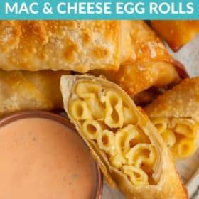 Mac And Cheese Rolls, Big Mac Egg Rolls Air Fryer, Mac N Cheese Egg Rolls, Buffalo Chicken Egg Rolls Air Fryer, Buffalo Chicken Fries Recipes, Cheese Burger Egg Rolls Air Fryer, Buffalo Ranch Dip, Cheese Egg Rolls, Make Mac And Cheese