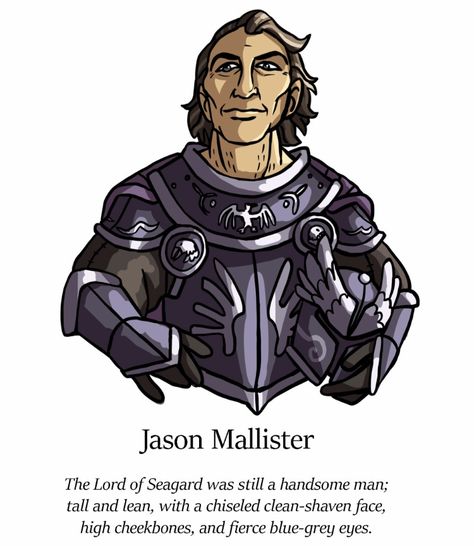 By @amuelia on tumblr House Mallister, Hotd Fanart, House Tully, Game Of, Magic Cards, House Of Dragons, Pottery Designs, A Song Of Ice And Fire, Fantasy Character Design