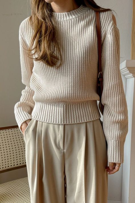 Korean Style Korean Fashion Spring Outfit Ideas Women’s Knitwear Knitwear Sweaters Korean Knitwear Outfit, Korean Fashion Styles, Knitwear Sweaters, Knitwear Outfit, Crewneck Sweaters, Spring Outfit Ideas, Korean Clothing, Spring Fashion Outfits, Sweater Collection