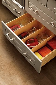 Deep Drawer Divider  cabinet and drawer organizers Deep Kitchen Drawer Organization, Deep Drawer Organization, Kitchen Cabinet Plans, Kitchen Cabinet Organizers, Cabinet Organizers, Cabinet Plans, Refacing Kitchen Cabinets, Diy Kitchen Renovation, Drawer Divider