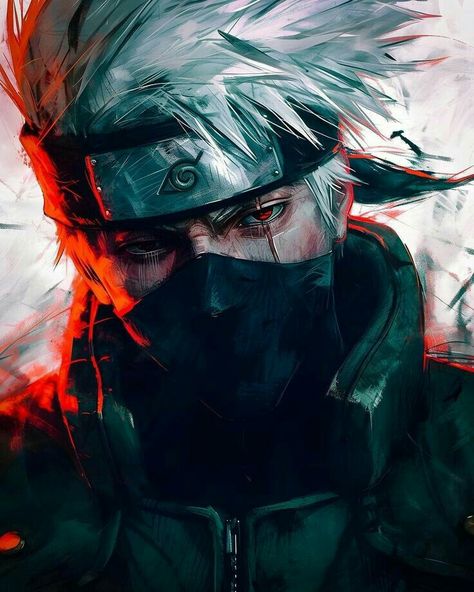 Akatsuki Kakashi, Akatsuki Wallpaper, Kid Kakashi, Ninja Wallpaper, Kakashi Hokage, Naruto Painting, Anime Websites, Samurai Anime, Naruto And Sasuke Wallpaper