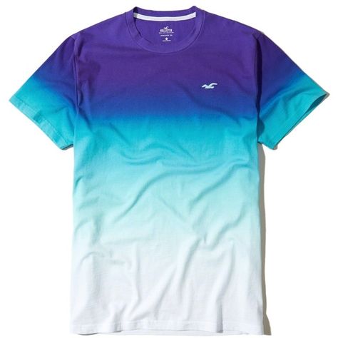 Hollister Must-Have Ombré Crew T-Shirt ($20) ❤ liked on Polyvore featuring men's fashion, men's clothing, men's shirts, men's t-shirts, turquoise ombre, mens slim fit shirts, mens crew neck t shirts, mens turquoise shirt, mens print shirts and mens patterned t shirts Leopard Print T Shirt, Tie Dye Shirts Patterns, Hollister Clothes, Turquoise Shirt, Turquoise Ombre, Slim Fit Shirts, Ombre Shirt, Slim Fit Mens Shirts, Mens Printed Shirts