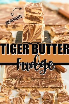 Tiger Fudge, Tiger Butter Fudge, Lemon Buddies, Tiger Butter Fudge Recipe, Tiger Butter, Butter Fudge Recipe, Holiday Candy Recipes, Easy Chocolate Fudge, Peanut Butter Fudge Easy