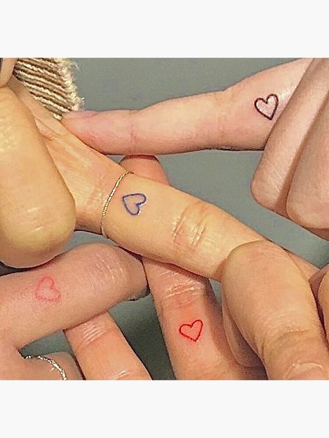 Matching Bff Tattoos, Cute Matching Tattoos, Matching Friend Tattoos, Bestie Tattoo, Couples Tattoo Designs, Petite Tattoos, Red Ink Tattoos, Poke Tattoo, Cute Tattoos For Women