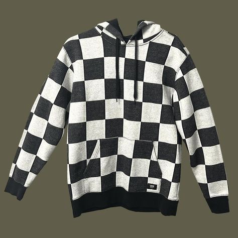 VANS THE CHECKER JACQUARD PULLOVER HOODIE |... - Depop Classic Vans, Kangaroo Pocket, Kangaroo, Pullover Hoodie, Street Wear, Tags