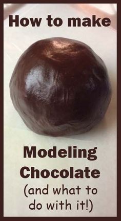 Modeling Chocolate Recipes, Modelling Chocolate, Cupcakes Decorados, Hello Sweetie, Gateaux Cake, Modeling Chocolate, Cake Stuff, Chocolate Recipe, Chocolate Decorations