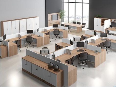 Account Office Design, Open Office Layout, Office Layout Plan, Open Office Design, Small Office Design Interior, Business Office Decor, Contemporary Office Design, Startup Office, Office Floor Plan