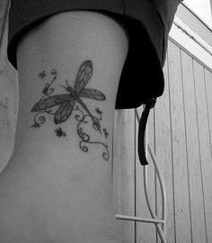 dragonfly tattoos Dragonfly Tattoos, Ankle Tattoo Designs, Dragonfly Tattoo Design, Lady Bug Tattoo, Dragonfly Tattoo, Tattoo Designs For Girls, Large Tattoos, 1 Tattoo, Tattoo Designs And Meanings