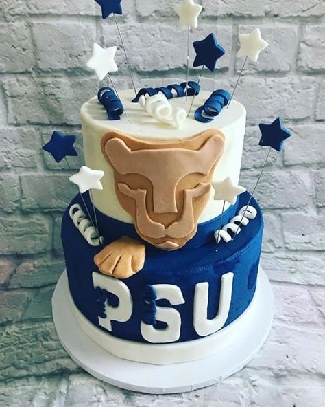 Penn State Cake, Penn State Wedding, Grad Cakes, College Announcements, Penn State College, Dessert To Make, College Vision Board, School Cake, Diy Graduation Cap