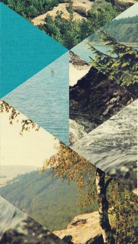 triangle photo pattern Creative Landscape, Graphic Design Collection, Poster Photography, Artist Models, A Collage, Graphic Design Inspiration, Photo Collage, Collage Art, Landscape Photography