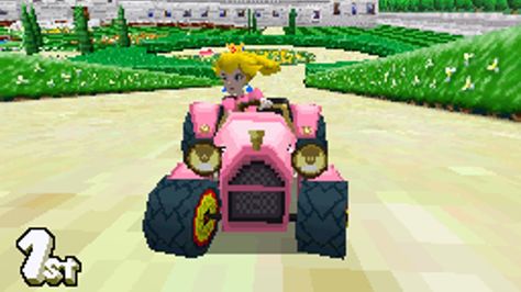 Mario Kart Course, Mario Kart Ds Aesthetic, Rainbow Road Mario Kart Aesthetic, Princess Peach Mario Kart, Peach Mario Kart, Playing Mario Kart, Japan Mario Kart, Mario Kart Ds, Mario Kart Racing Tokyo