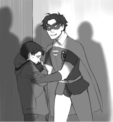 "Star struck" Tim Drake and Jason Todd fan art/ this is literally my favorite piece ever wow Tim Drake And Jason, Jason Todd Tim Drake, Bat Brothers, Timothy Drake, Jason X, Robin Comics, Superhero Family, Robin Dc, Red Hood Jason Todd