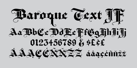 Baroque Text JF - Webfont & Desktop font « MyFonts Baroque Tattoo, Curly Font, Baroque Decor, Tattoo Font, Script Monogram, Baroque Art, Great Fonts, Calligraphy Alphabet, Font Download