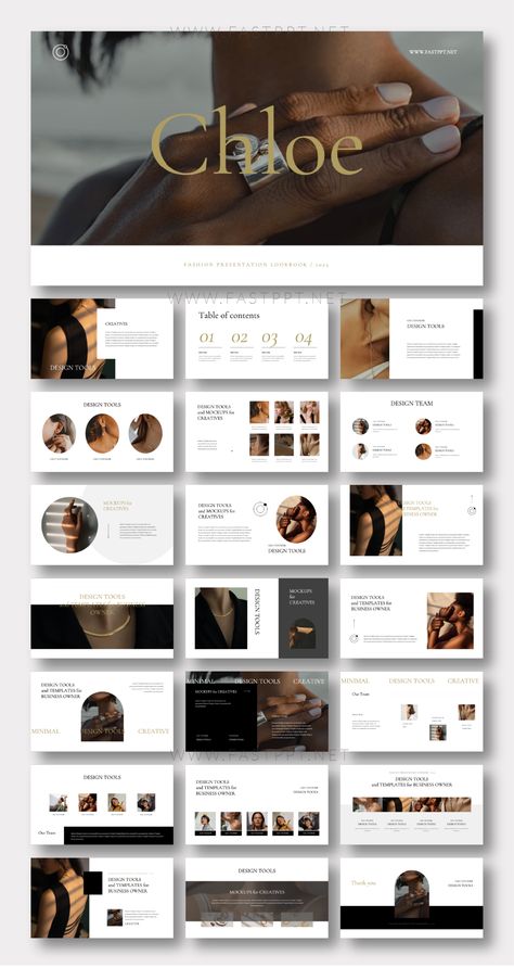 Template For Graphic Design, Interior Design Slide Presentation, Picture Presentation Ideas, Powerpoint Fashion Design, Fashion Ppt Layout, Brand Ppt Design, Graphic Design Powerpoint Presentation, Graphic Template Design, Self Presentation Powerpoint