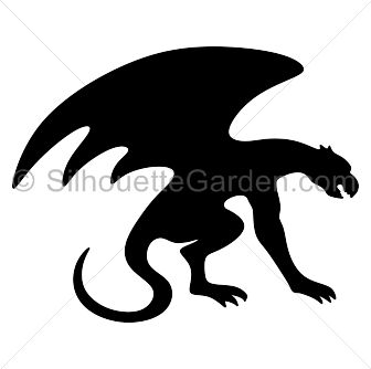 Gargoyle Silhouette, Fantasy Silhouette, Halloween Silhouette, Gate Ideas, Free Silhouette, Halloween Silhouettes, Silhouette Clip Art, Black Flag, Dot Art Painting