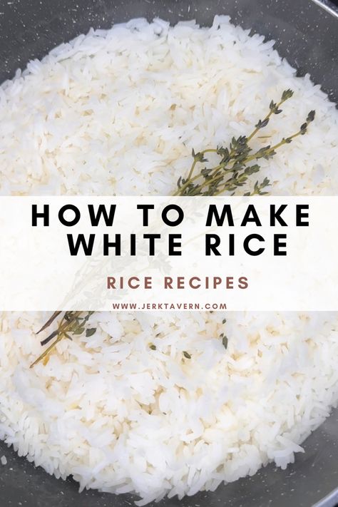 How to make the Easiest Rice Recipe Best White Rice Recipe, Jamaican White Rice, Tasty White Rice Recipe, How To Make White Rice, Ways To Season White Rice, Chinese White Rice, How To Flavor White Rice, Puerto Rican White Rice, How To Make White Rice Taste Good