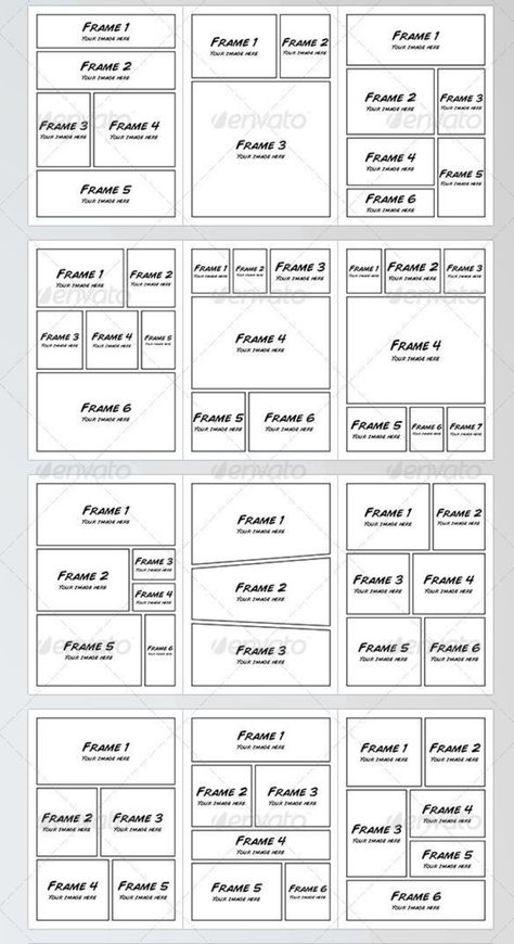 Manga Panel Drawing Reference, How To Read Manga Panels, How To Make Comic Panels, Manga Pages Drawing, How To Make Manga Panels, Comic Book Format, How To Draw Comic Panels, Manga Panel Layout Reference, Comic Panel Template