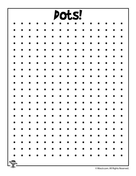 Printable Dots Game Activities For Ages 6-10, Dot Pages Printable, Kids Activities Printable, Dots And Boxes Game Free Printable, Education Games For Kids, Diy Games For Kids, Grade School Activities, Old School Games, Block Activities