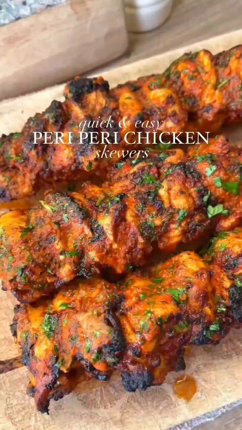 Soulfood (@Soulfoodiiee) on X Peri Peri Chicken, Chicken Skewers, Food Pin, Skewers, Quick Easy, Chicken